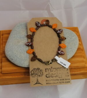 Autumn Leaf Bead Bracelet - 4 Variations
