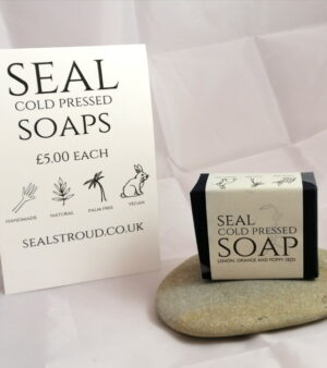SEAL Cold Pressed Soap - Lemon, Orange and Poppy Seed