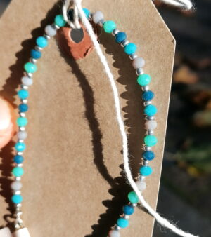 Fine Bead Multi Coloured Bracelet