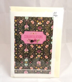 Handmade Greeting Card - Congratulations