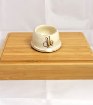 Handmade Pottery - Egg Cup - Bees