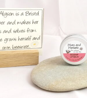 Natural Handmade Lip Balm - Rosehip (160-022)