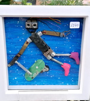 Original 3D Recycled Art - Flying High
