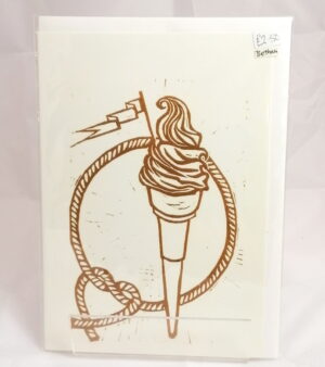 Original Greeting Card - Ice Cream