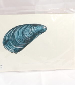 A5 Original Lino Print - Shell