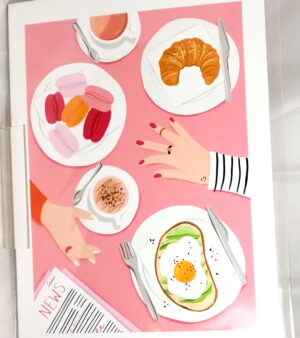 Original Unframed A4 Print - Brunch
