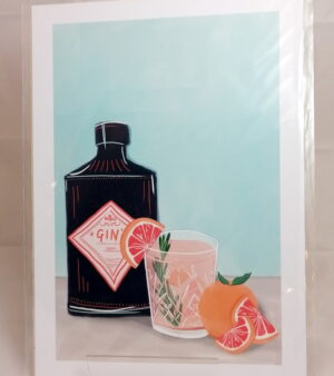 Original Unframed A4 Print - Gin