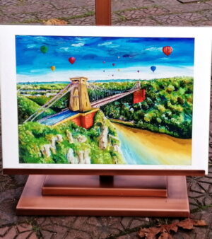 A3 Limited Edition Bristol Giclée Print - Clifton Suspension Bridge