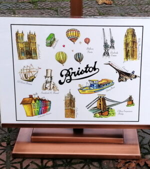 Unmounted Giclée Print - Bristol's Best - Unmounted A3 print