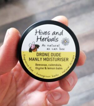 Natural Handmade Manly Drone Dude Manly Moisturiser - 25g  (160-068)