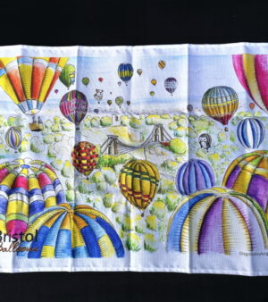 Bristol Themed Tea Towel - Bristol Balloons