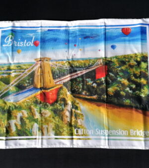 Bristol Themed Tea Towel - Clifton Suspension Bridge