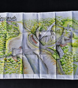 Bristol Themed Tea Towel - Concorde's Last Flight