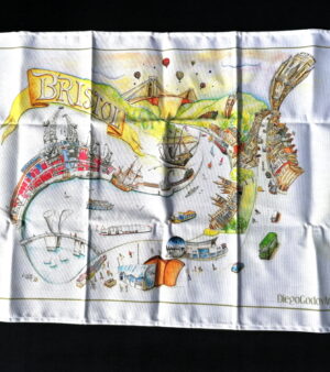 Bristol Themed Tea Towel - Sights of Bristol