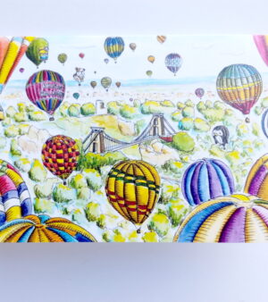 Original Bristol Postcard - Bristol Balloons