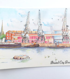 Original Bristol Postcard - The Docks