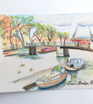 Original Bristol Postcard - Pero's Bridge