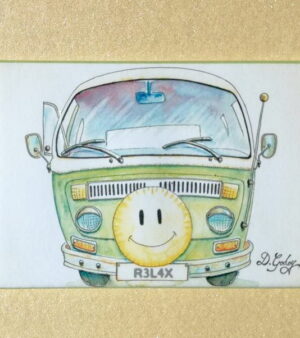 Original magnet - Happy VW Camper