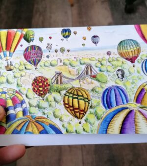A6 Bristol Greeting Card - Bristol Balloons