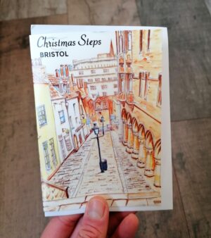 Original A6 Greeting Card - Christmas Steps