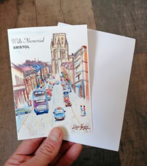 A6 Bristol Greeting Card - Wills Memorial