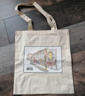 Bristol Themed Tote Bag - Stokes Croft