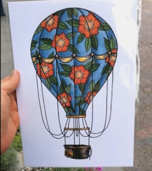A4 Print - Hot Air Balloon