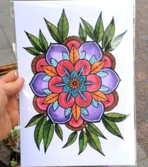 A4 Print - Tudor Rose