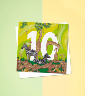 Original Greeting Card - Birthday - Ten
