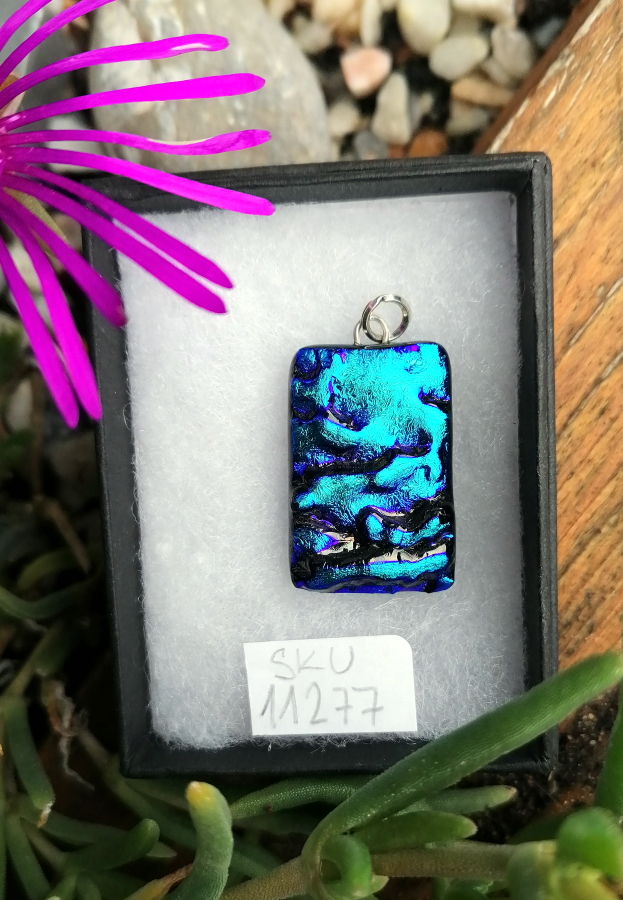 Dichroic glass clearance jewelry