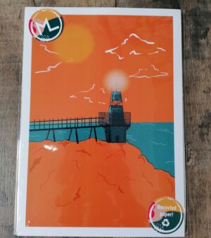 Original Unframed A4 Print - Battery Point Sunset