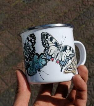 Enamel Mug - Butterfly