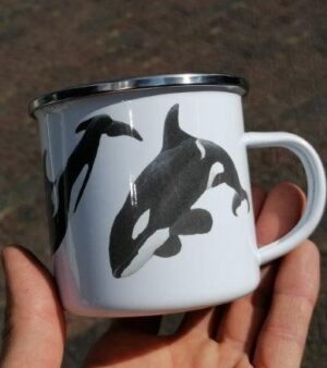 Enamel Mug - Orca