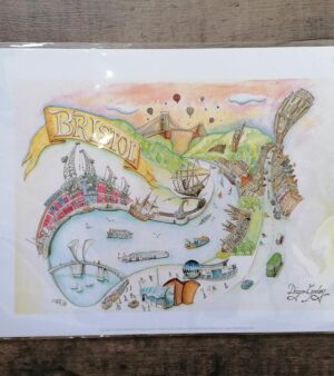 Unmounted 11" x 14"Open Edition Print - Sights Of Bristol
