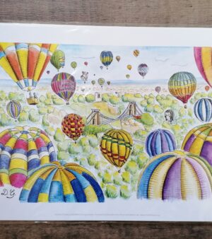 Unmounted 11x14inch Print - Bristol Balloons
