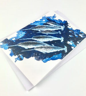 A6 Greeting Card - Narwhal