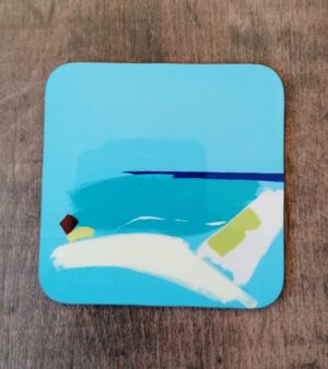 Original Abstract Coaster - Land And Water