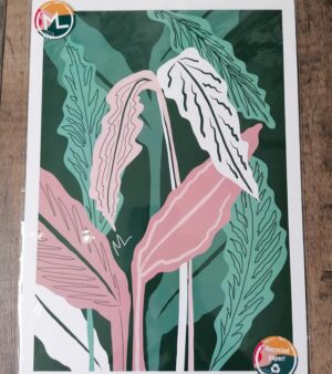 Original Unframed A3 Print - Leaf