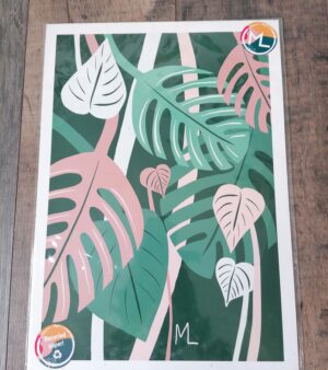 Original Unframed A3 Print - Cheese Plant