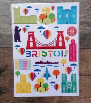 A3 Print - Bristol Landmarks - ABB039