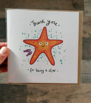 Greeting Card - Thank You For Being A Star 124.052