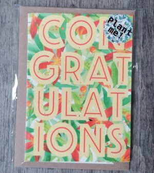 Plantable Greeting Card -  Tropical - Congratulations (Last Stock)