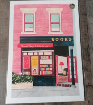 Original Unframed A3 Print - NYC Bookshop