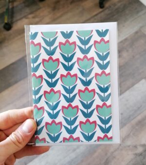 Original Greeting Card - Tulips- ABB054
