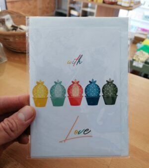 Original Greeting Card - Colourful Cacti- ABB056