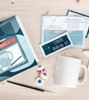 Ceramic Mug Kit - With Star Decoration