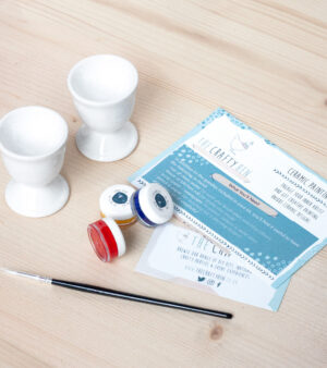 Egg Cup Ceramic Kit By The Crafty Hen
