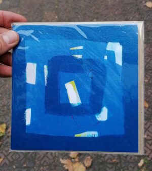 Original Square Greeting Card - The Perspective Of Light