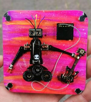 Robot Coaster - "Rockin' Robot" (No Black Border)