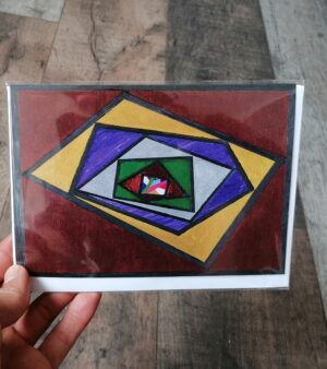 5" x 7" Greeting Card - Dungeons Of The Mind